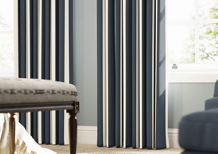 The British Stripe Co. Henry, Polzeath No.1 - Made to Measure Curtains - Image 5